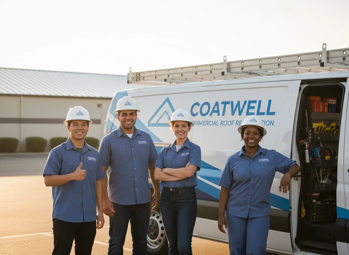 Commercial roof coating company in Clear Lake, IA